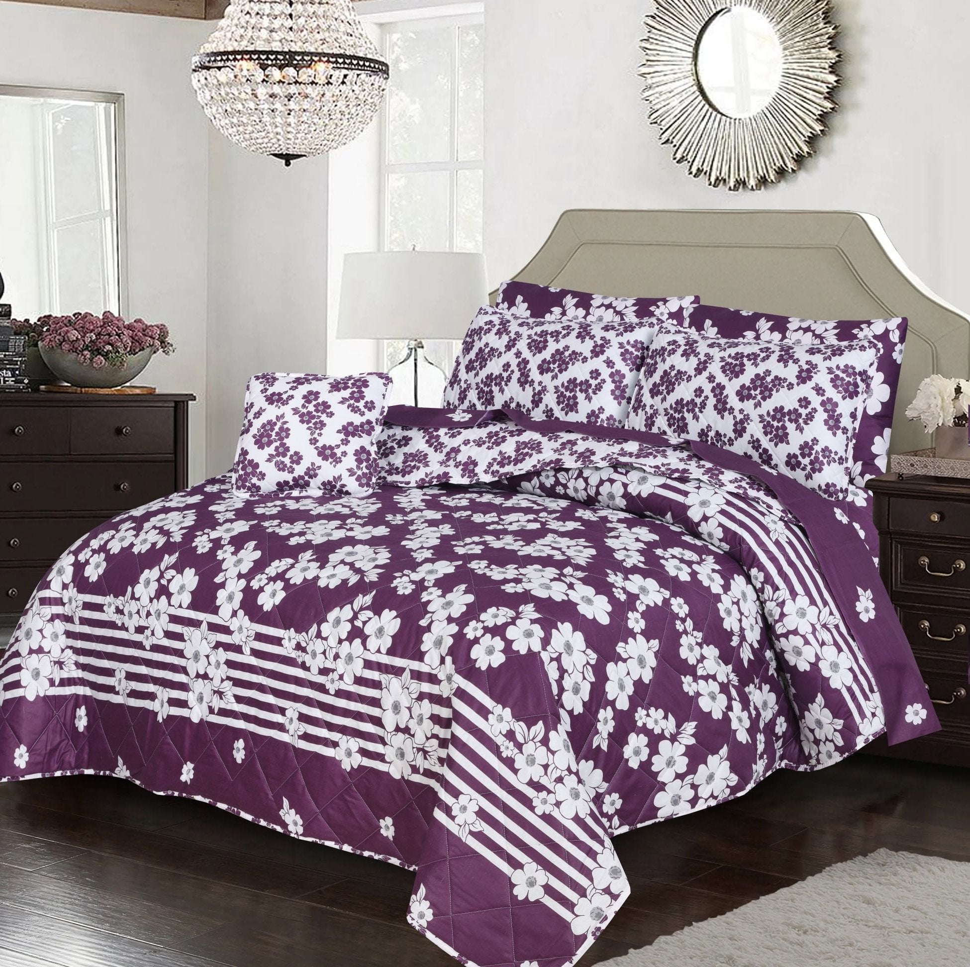 PORTREE SUMMER COMFORTER SET 7 PCS Aspire Bedding