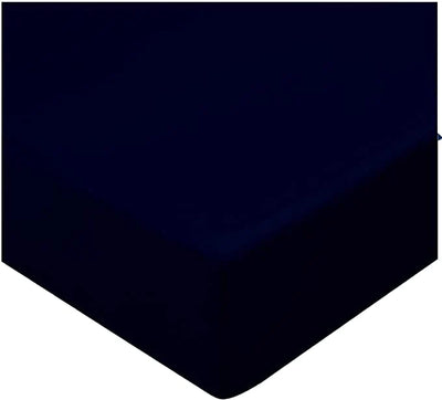 NAVY BLUE FITTED SHEET - (PREMIUM)