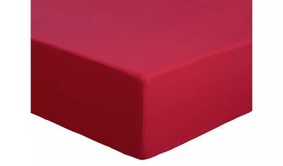 RED FITTED SHEET - (PREMIUM)