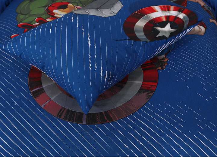 captain shield- Kids bedsheet set