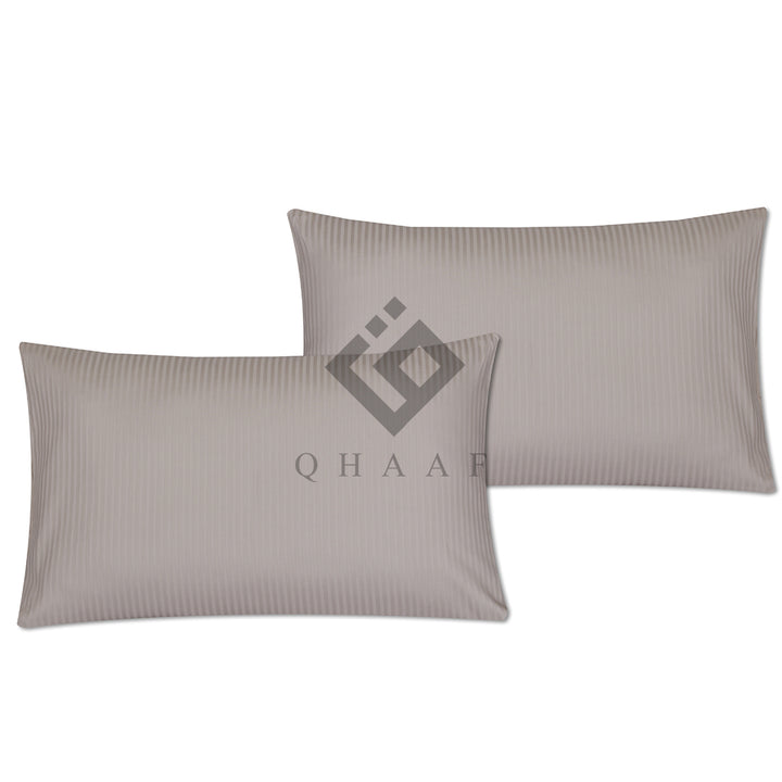 GREY STRIPES PILLOW COVERS