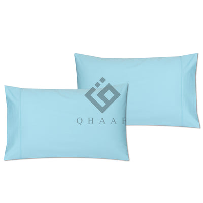 SKY BLUE PLAIN PILLOW COVERS