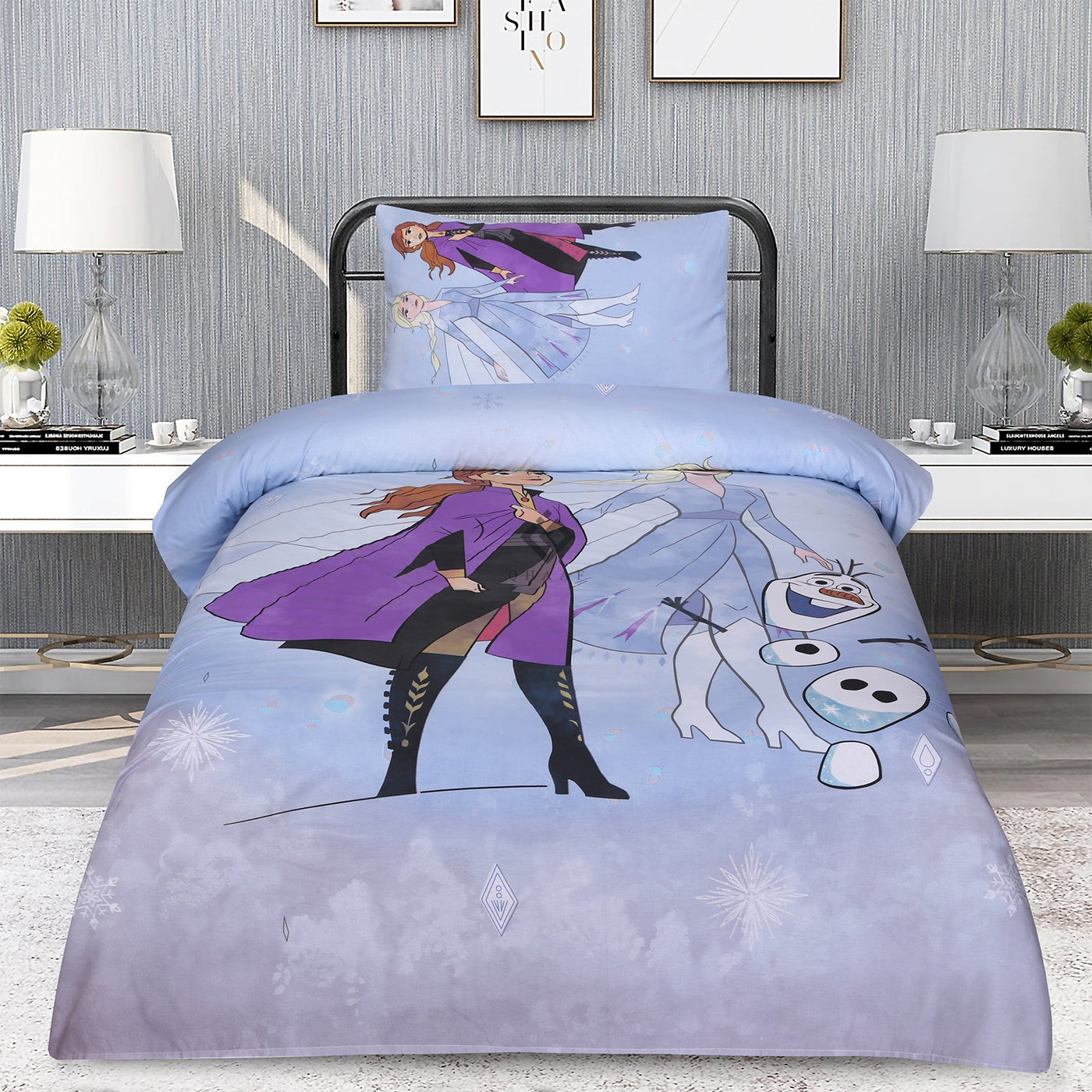 frozen snow-bedsheet set