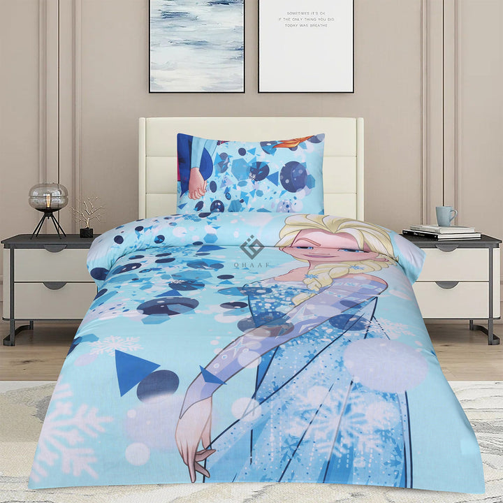 frozen barbie- Kids bedsheet set