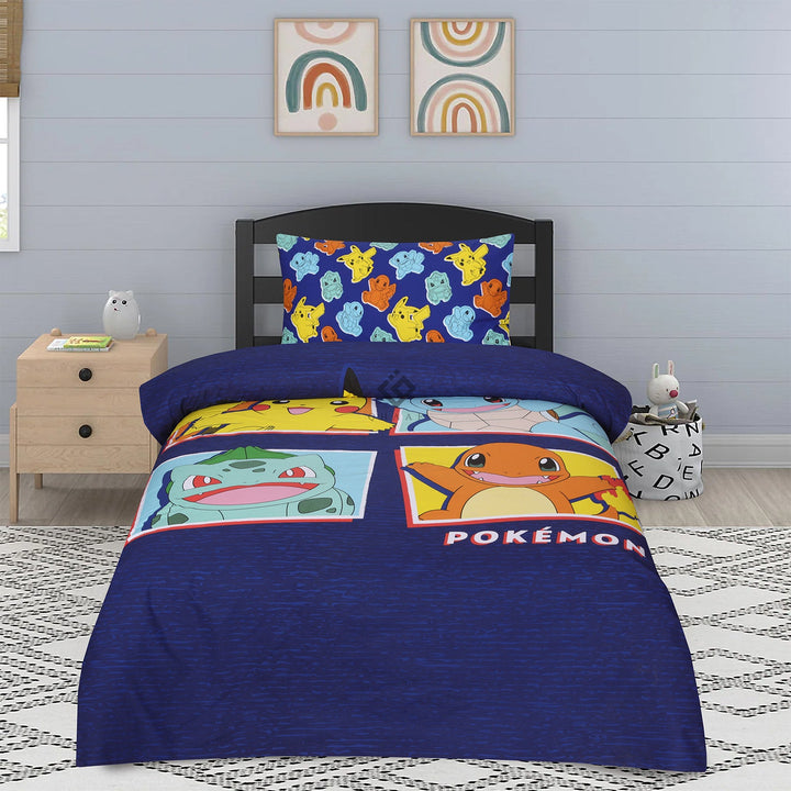 charizar poke- Kids bedsheet set
