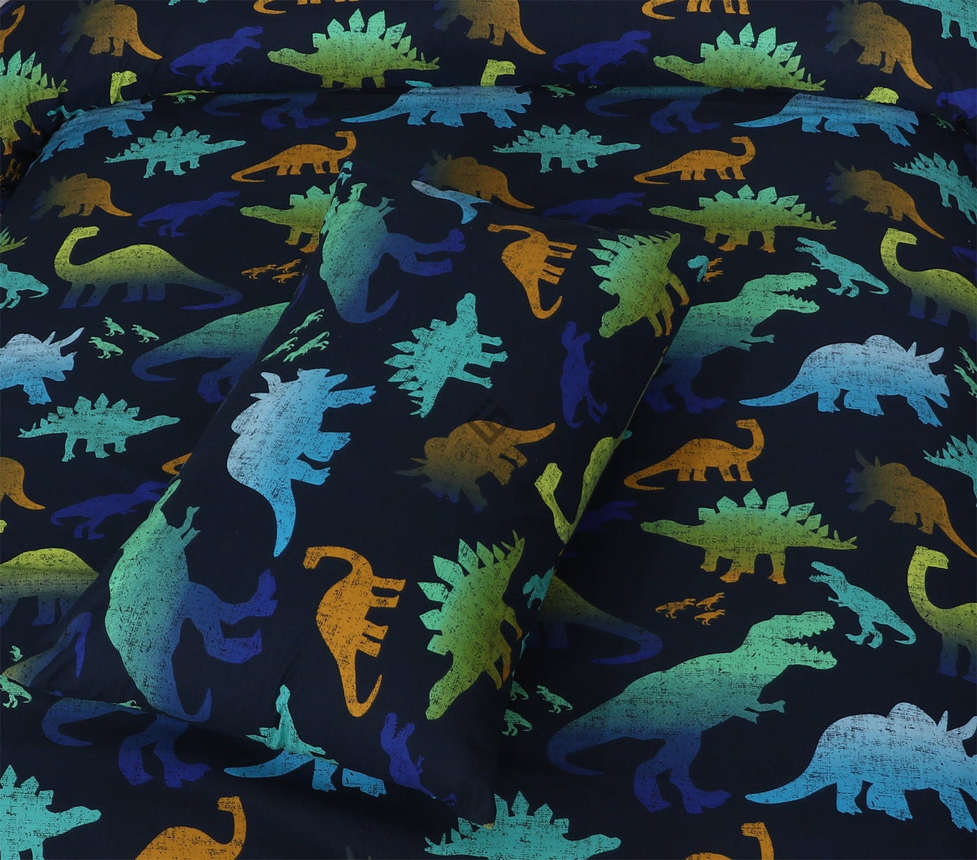 blue dino-bedsheet set