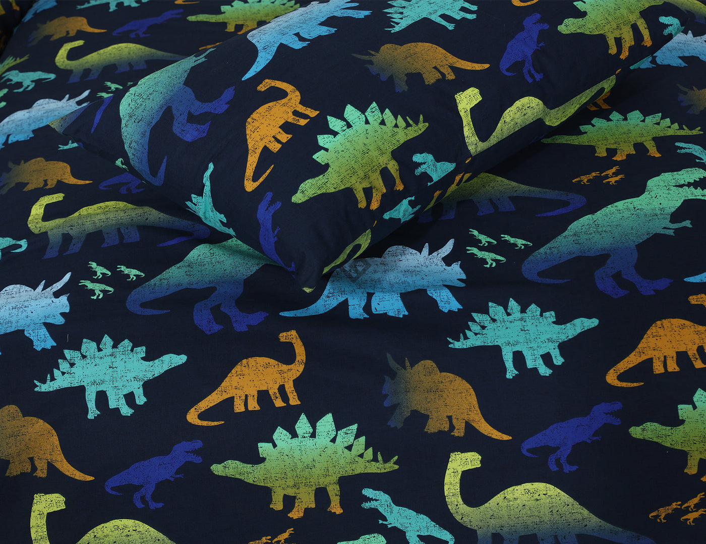 blue dino-bedsheet set