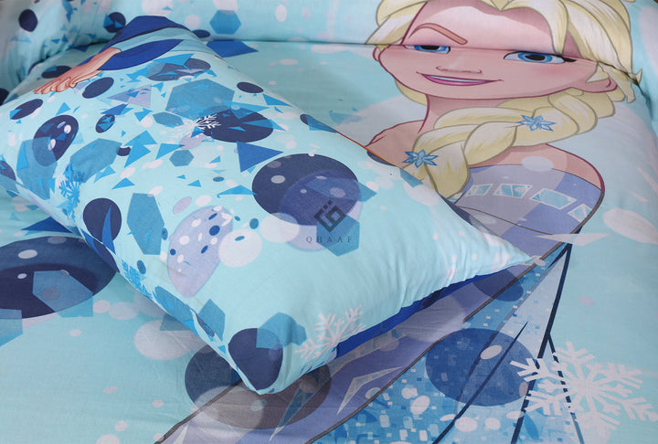 frozen barbie- Kids bedsheet set
