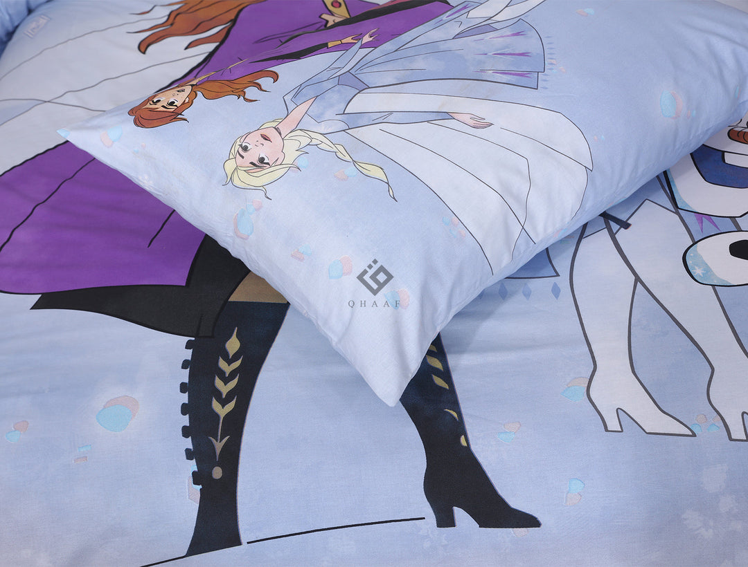 frozen snow- Kids bedsheet set