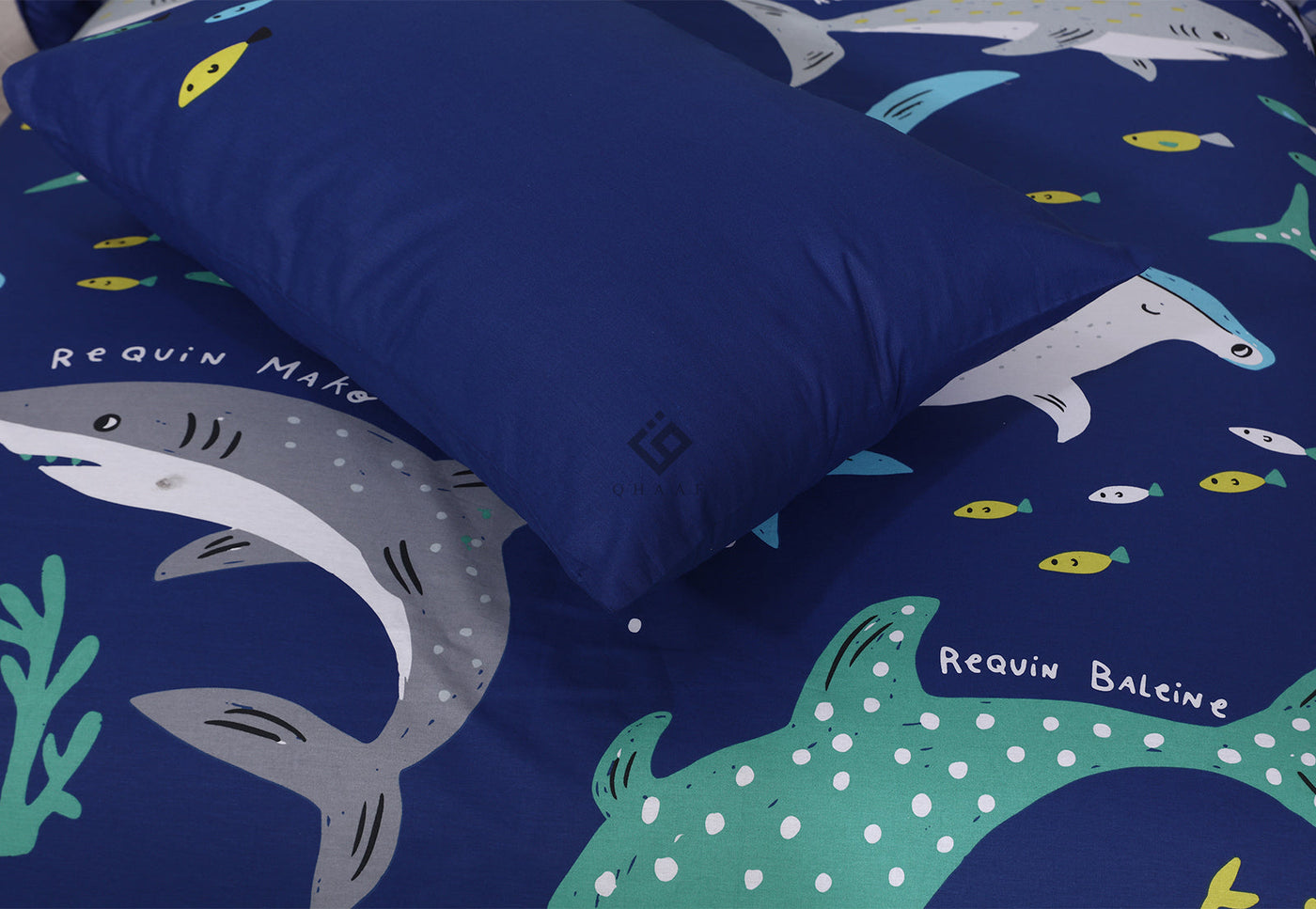 requin bleu-bedsheet set