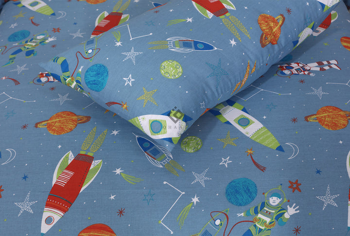 robo universe-kids bedsheet set