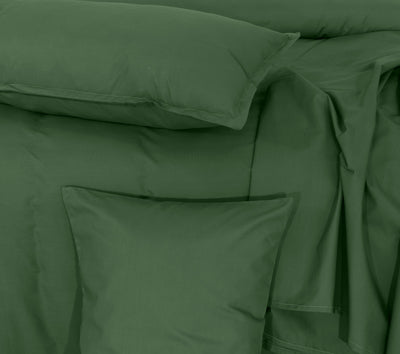 OLIVE GREEN DUVET SET - 6 PCS (PREMIUM)