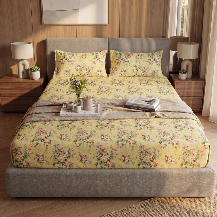 willa fitted sheet - (premium)