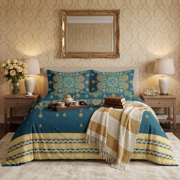 ripon bedsheet set - 3 pcs