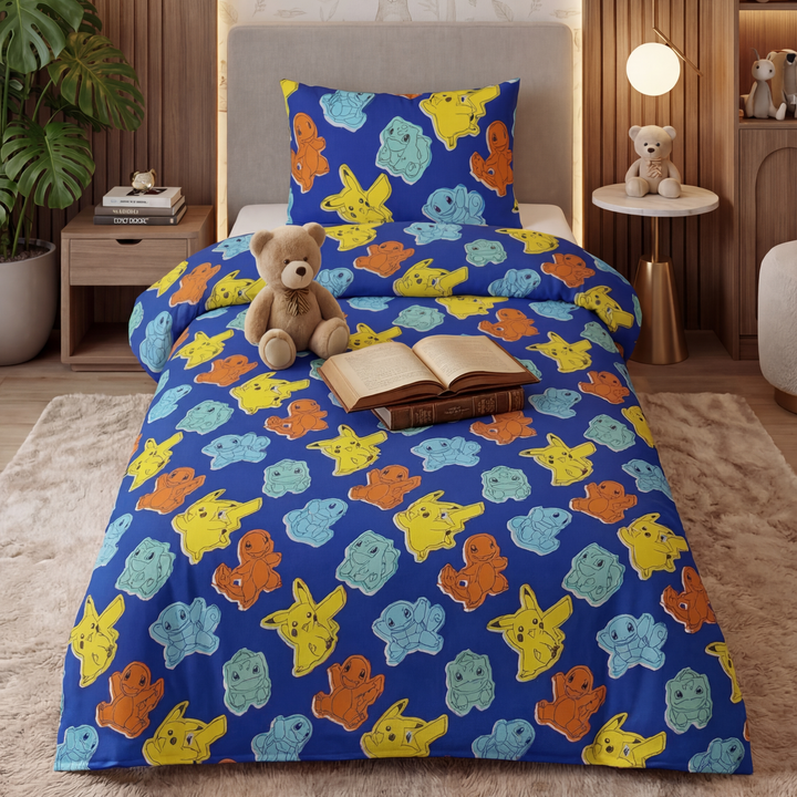 PIKKA CHUU NAVY - BABY CRIB SET