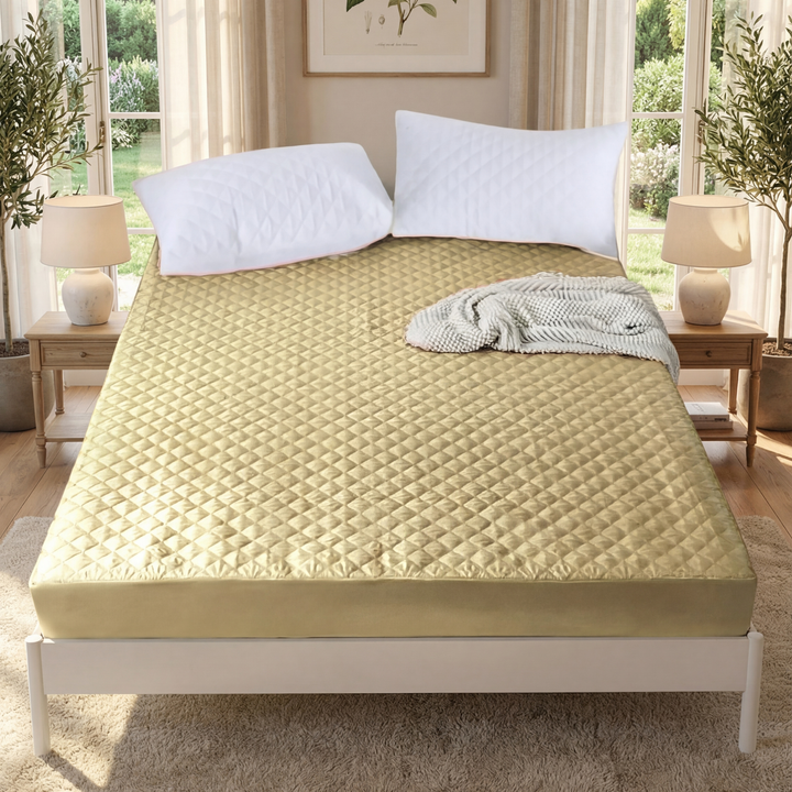 SKIN QUILTED WATERPROOF MATTRESS FITTED COVER
