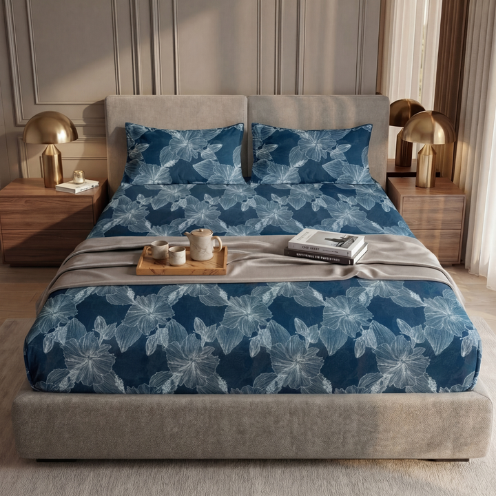 SPUN FITTED SHEET - (PREMIUM)