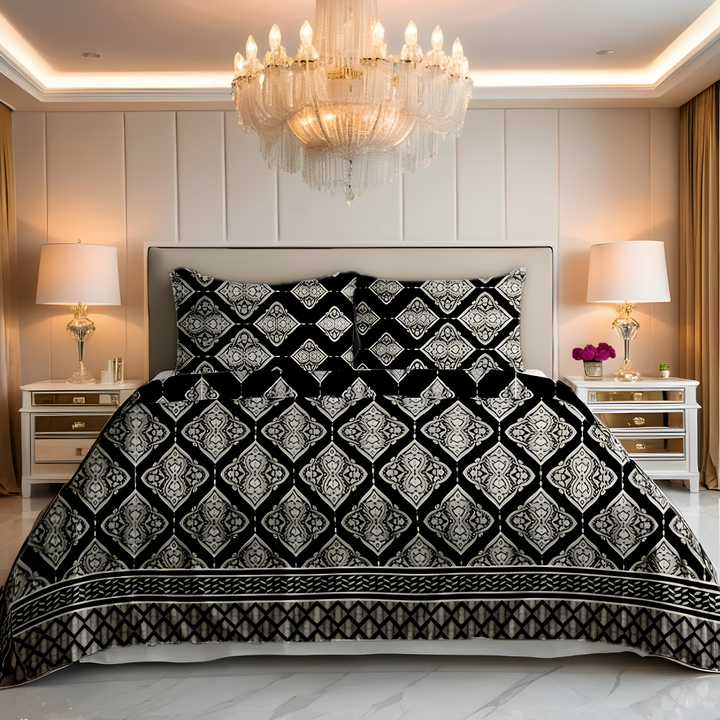 divine bedsheet set - 3 pcs