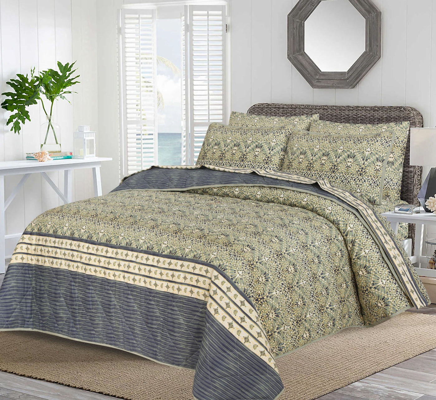 BANRAK COMFORTER SET- 7 PCS