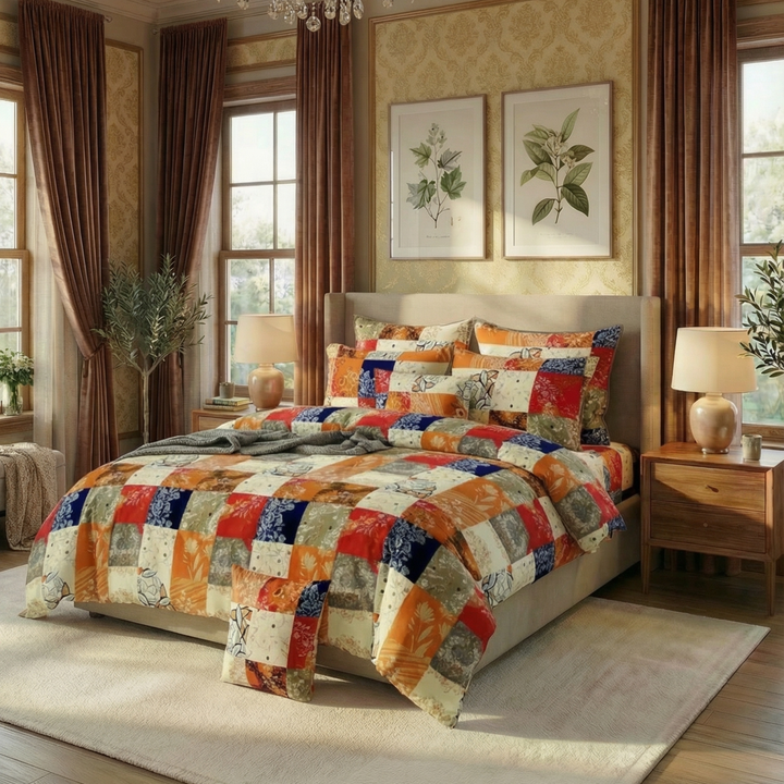 AMEL DUVET COVERS  SET - 8 PCS (PREMIUM)