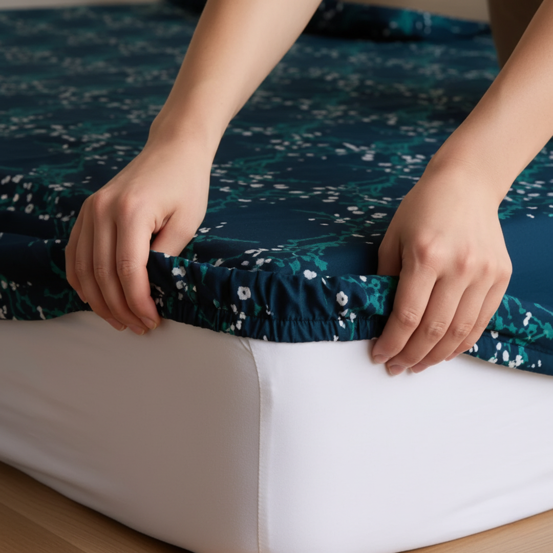 MOCHA FITTED SHEET - (PREMIUM)