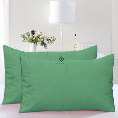 S.GREEN DYED PILLOW COVERS