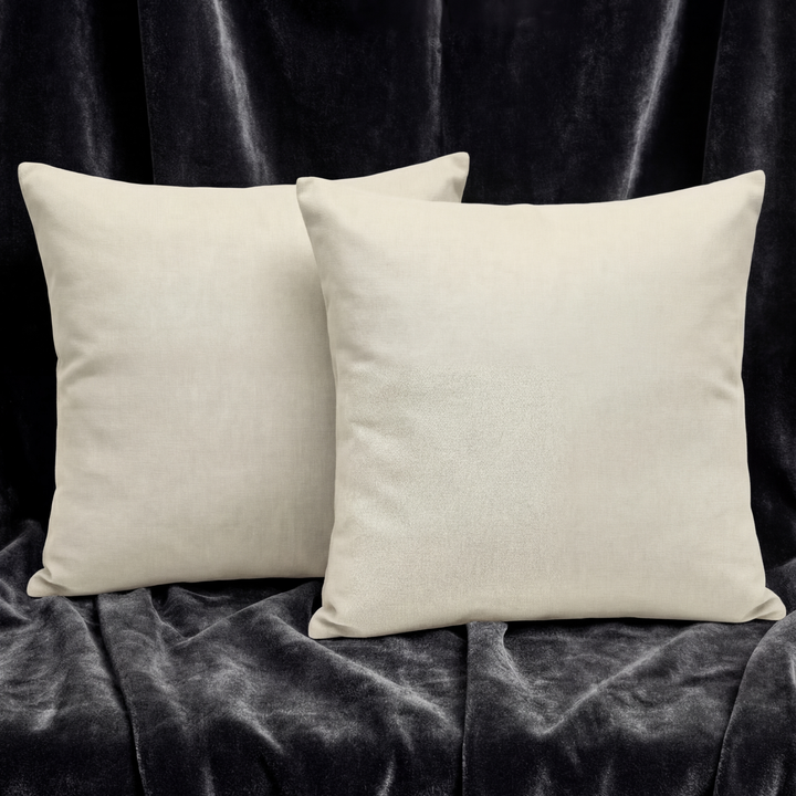 IVORY DYED CUSHION COVER (PACK OF 2)