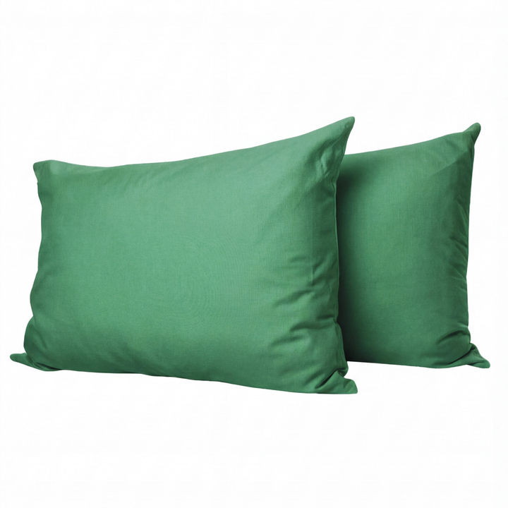 S.GREEN DYED PILLOW COVERS