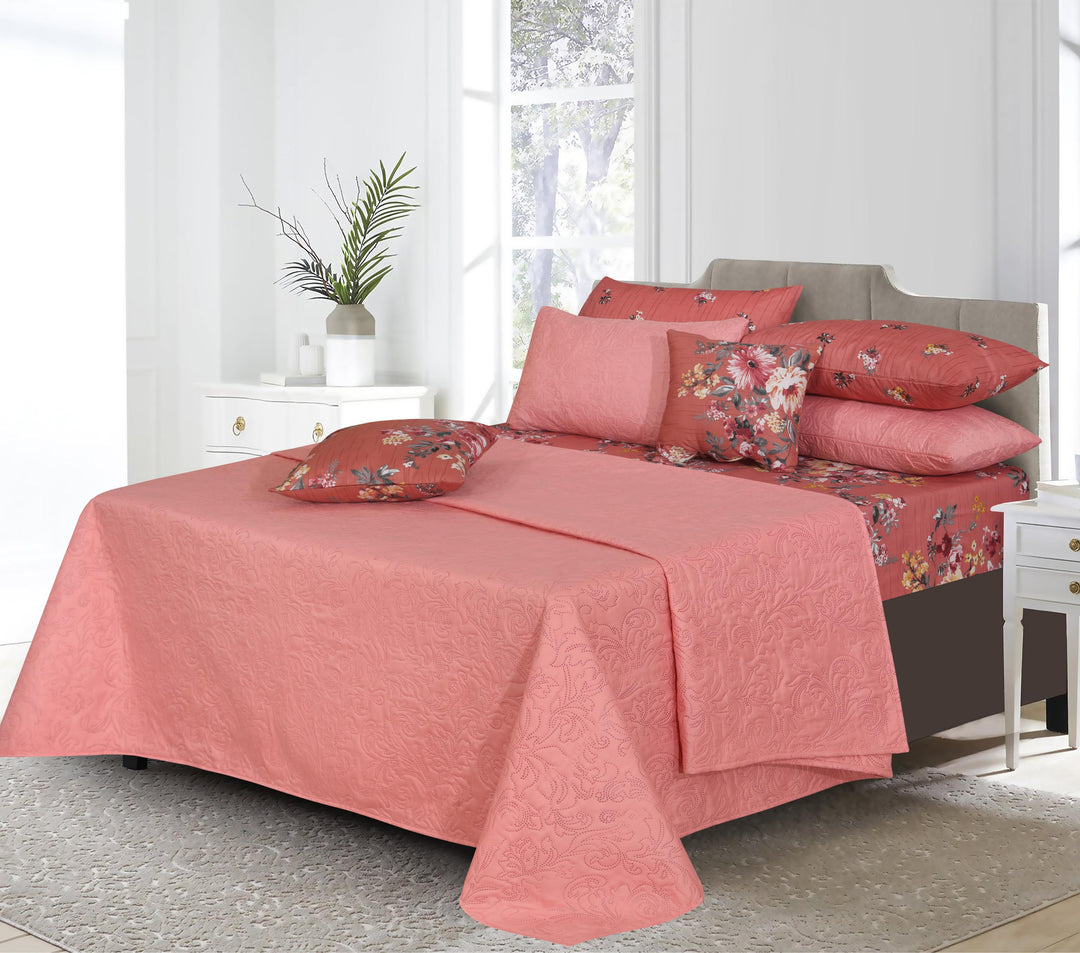 LABI PINK Comforter Set- 8 Pcs