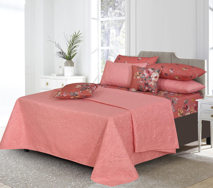 LABI PINK Comforter Set- 8 Pcs