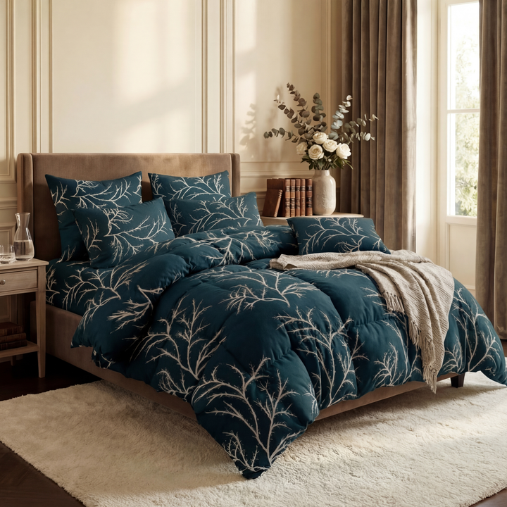 GREY BUNCH RAZAI SET - 7 PCS