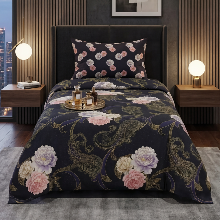 steel single bedsheet set