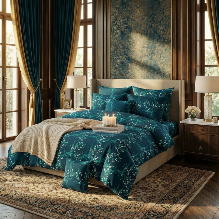 MOCHA  DUVET COVERS  SET - 8 PCS (PREMIUM)