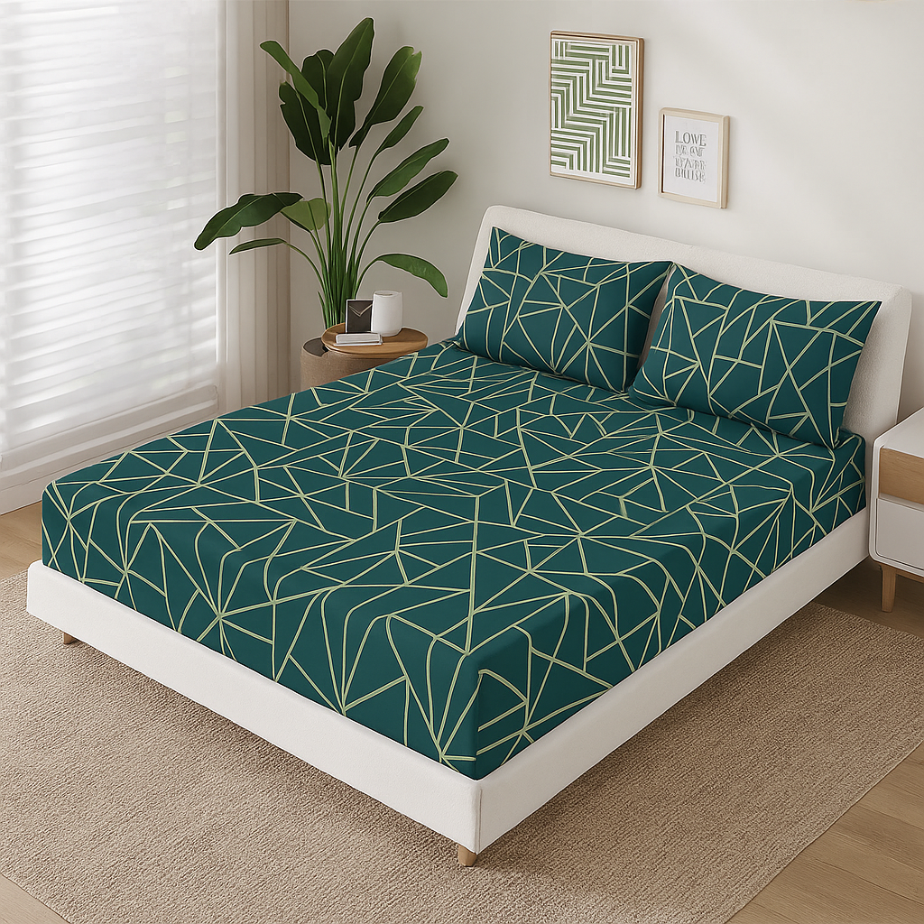 EMBER FITTED SHEET - (PREMIUM)