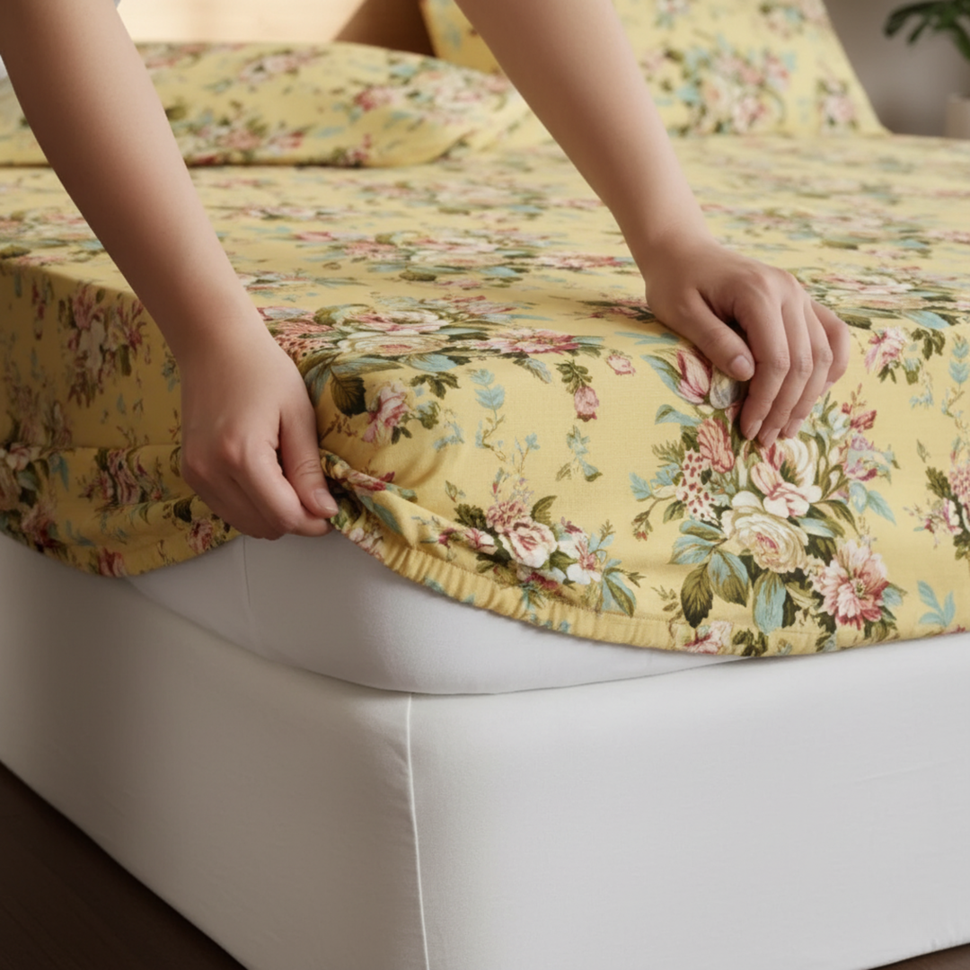 willa fitted sheet - (premium)