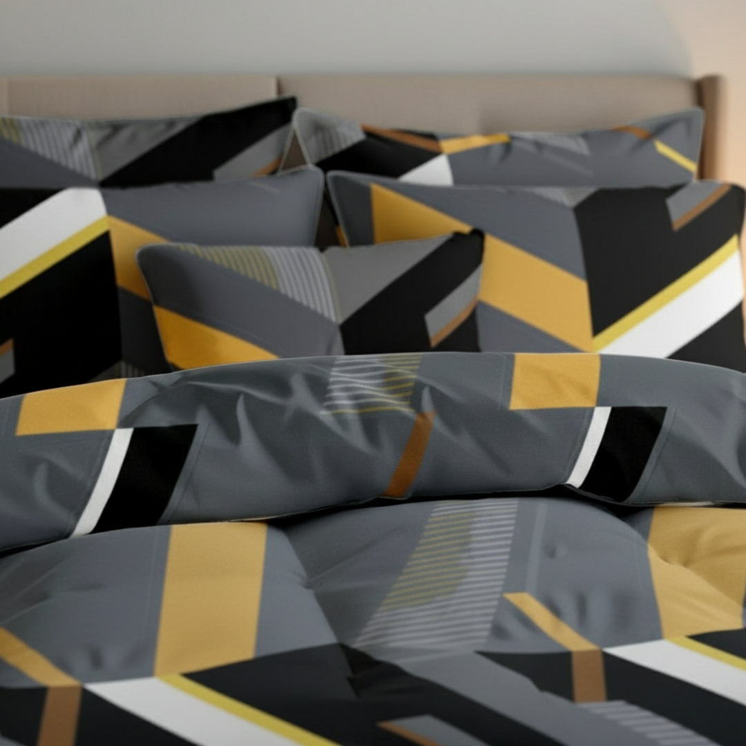 POLYGON DUVET COVERS  SET - 8 PCS (PREMIUM)