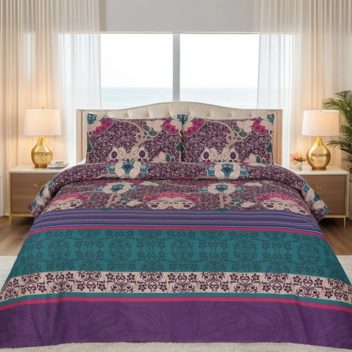 HEATHER BEDSHEET SET - 3 PCS (PREMIUM)