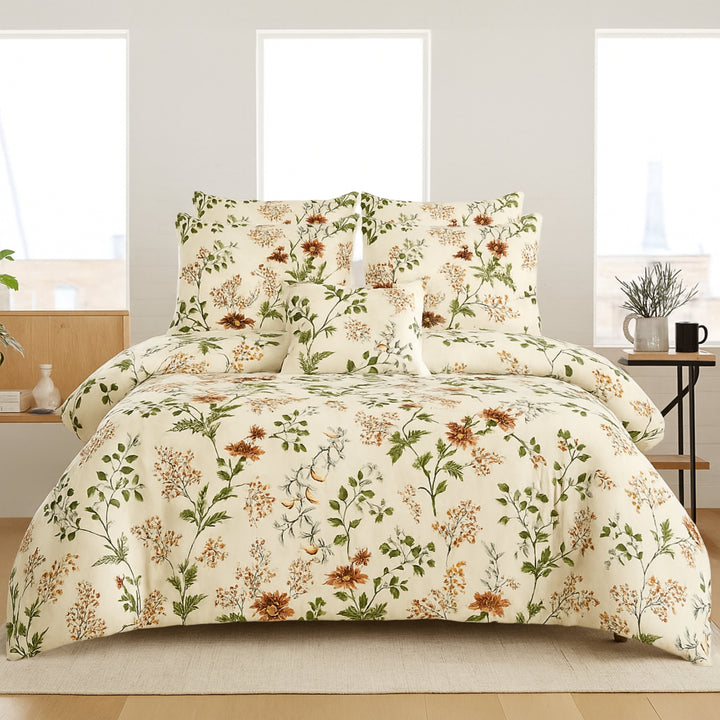 DEWDROP Comforter Set- 7 Pcs