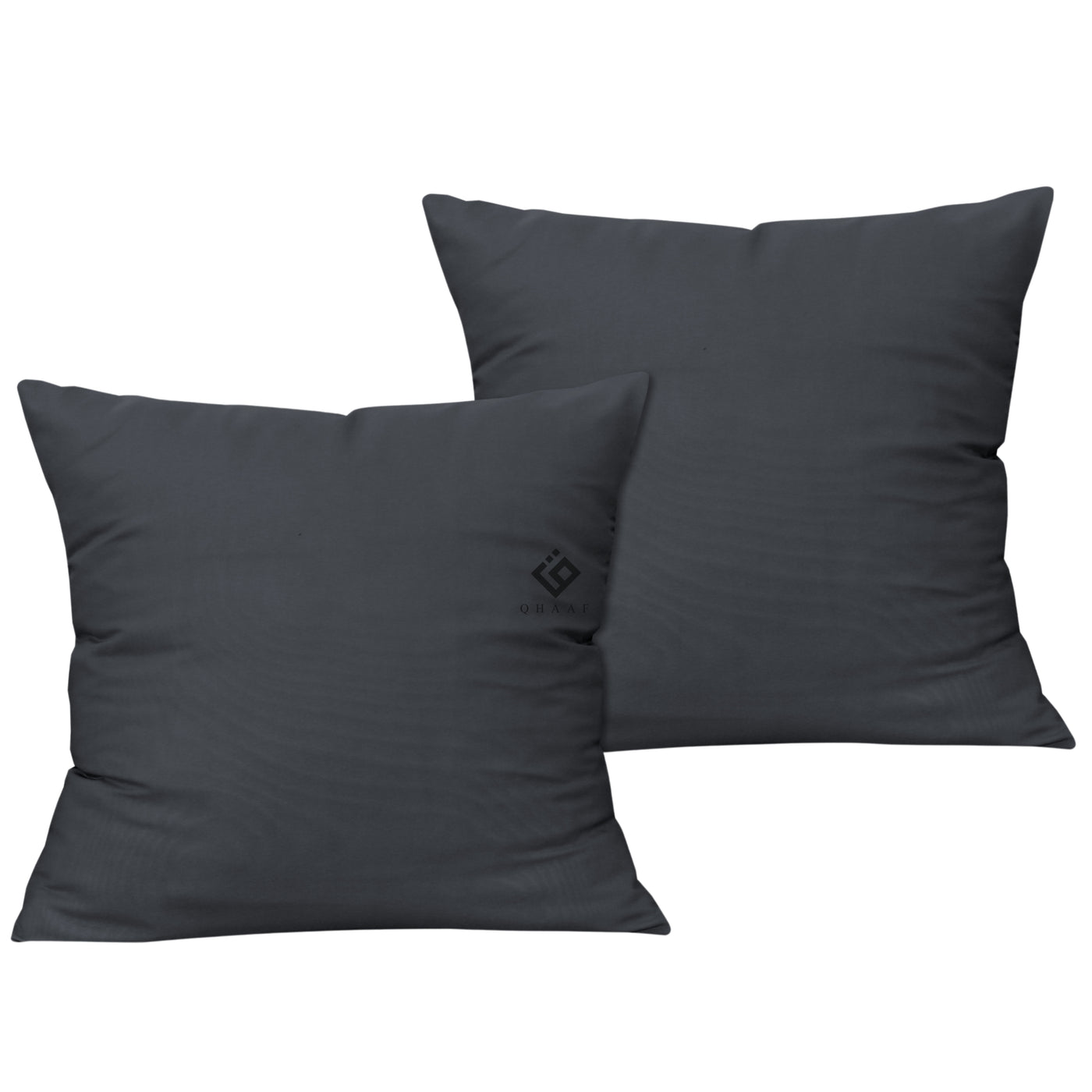 GREY DYED CUSHION COVER (PACK OF 2)