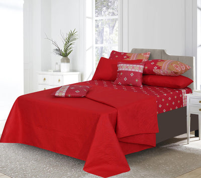 RUBY ZOEY  SUMMER COMFORTER set - 8 pcs