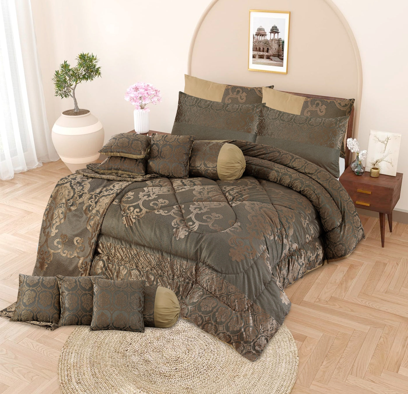 BREZZA COMFORTER SET - 14 PCS