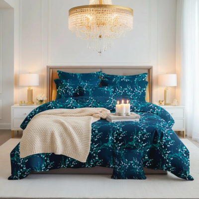 MOCHA  DUVET COVERS  SET - 8 PCS (PREMIUM)