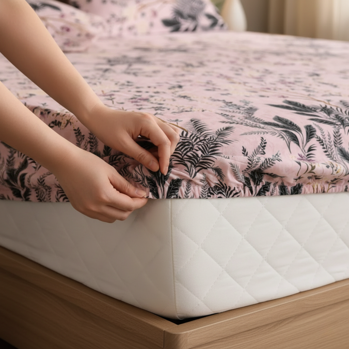 TENZIN FITTED SHEET - (PREMIUM)