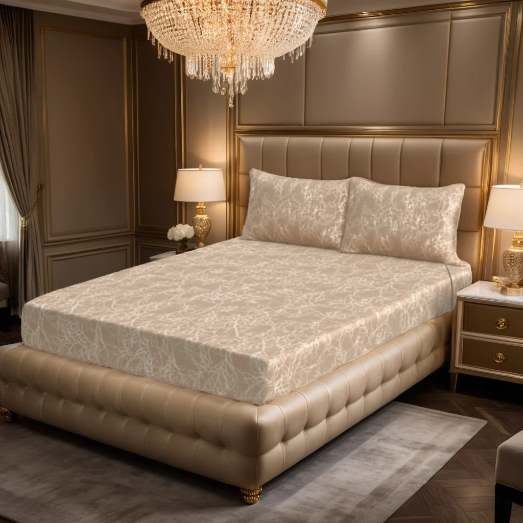 TREE/SKIN VELVET fitted bedsheet - (premium)