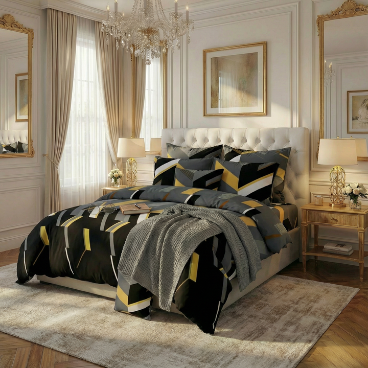 POLYGON DUVET COVERS  SET - 8 PCS (PREMIUM)