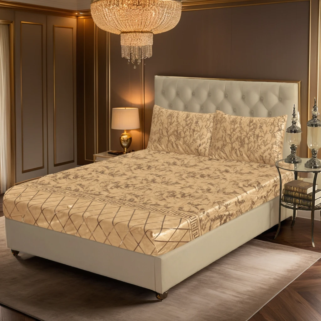 MILITARY/SKIN VELVET fitted bedsheet - (premium)