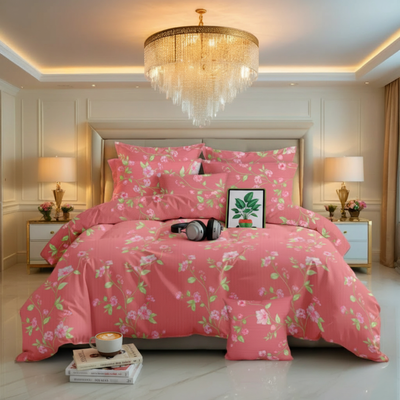 LEAFY DUVET COVERS  SET - 8 PCS (PREMIUM)