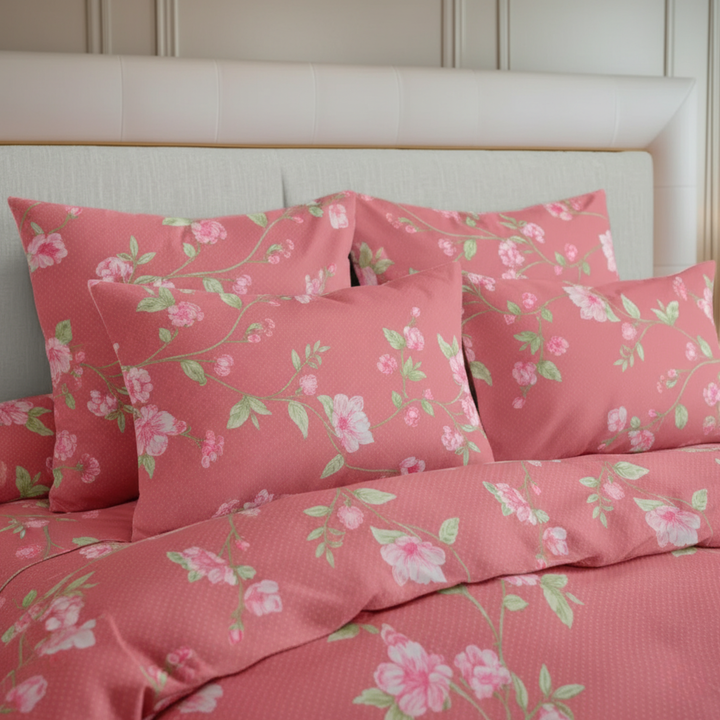 LEAFY Winter Comforter Set- 7 Pcs