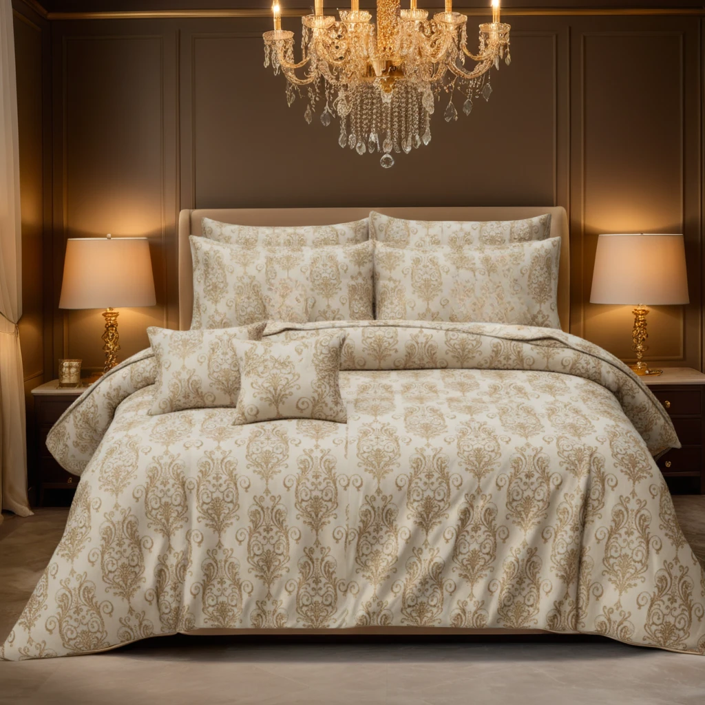 FLOWER/SKIN VELVET DUVET COVERS SET 8 PCS