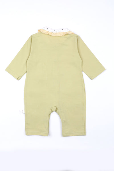 JUST YOU FULL BODY SUIT ROMPER GREEN